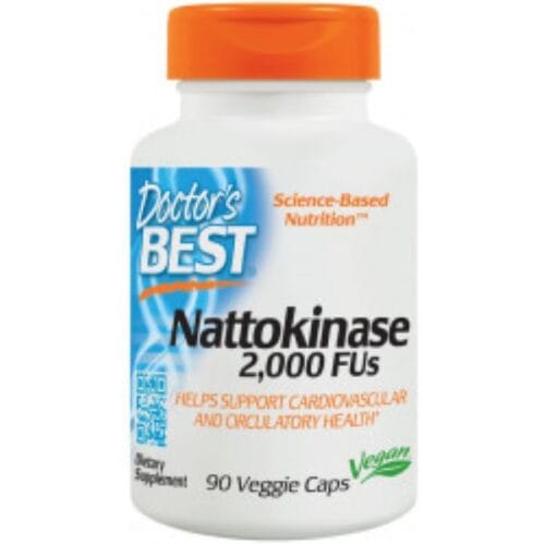 NSK Nattokinase 2000FUs (100mg) 90 vegcaps (Doctors Best)