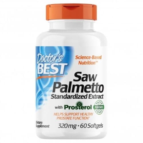 Saw Palmetto Standardized Extract with Prosterol 320mg 60gels (Doctors Best)