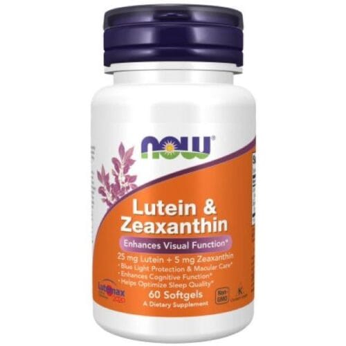 Lutein & Zeaxanthin 60 softgels (Now)